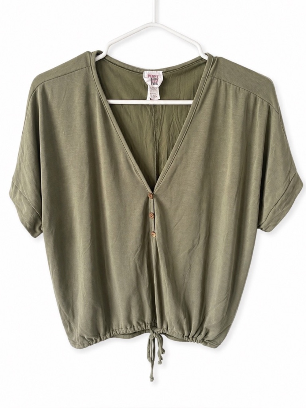 Funky Pink Olive Green Women's Top